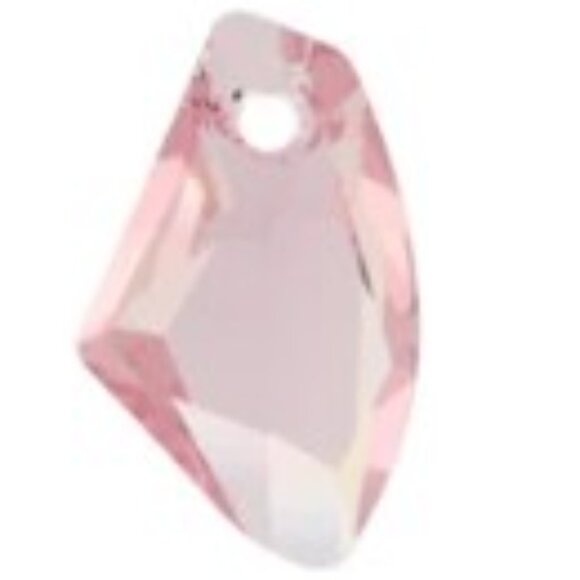 Pink Austrian Crystal Sterling .925 Silver Necklace and Earrings Set - Picture 6 of 9